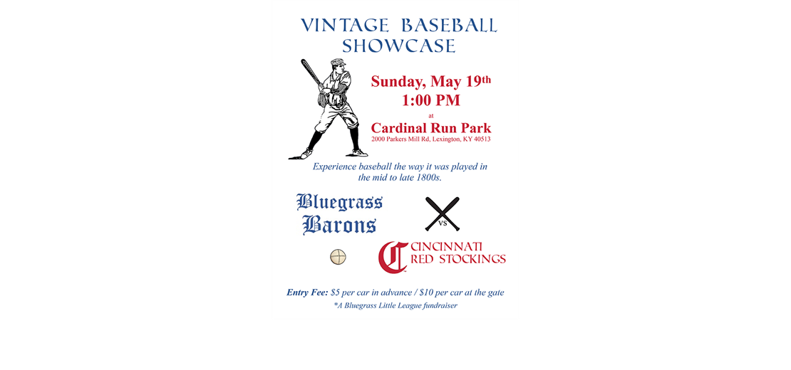 Vintage Baseball at Cardinal Run!